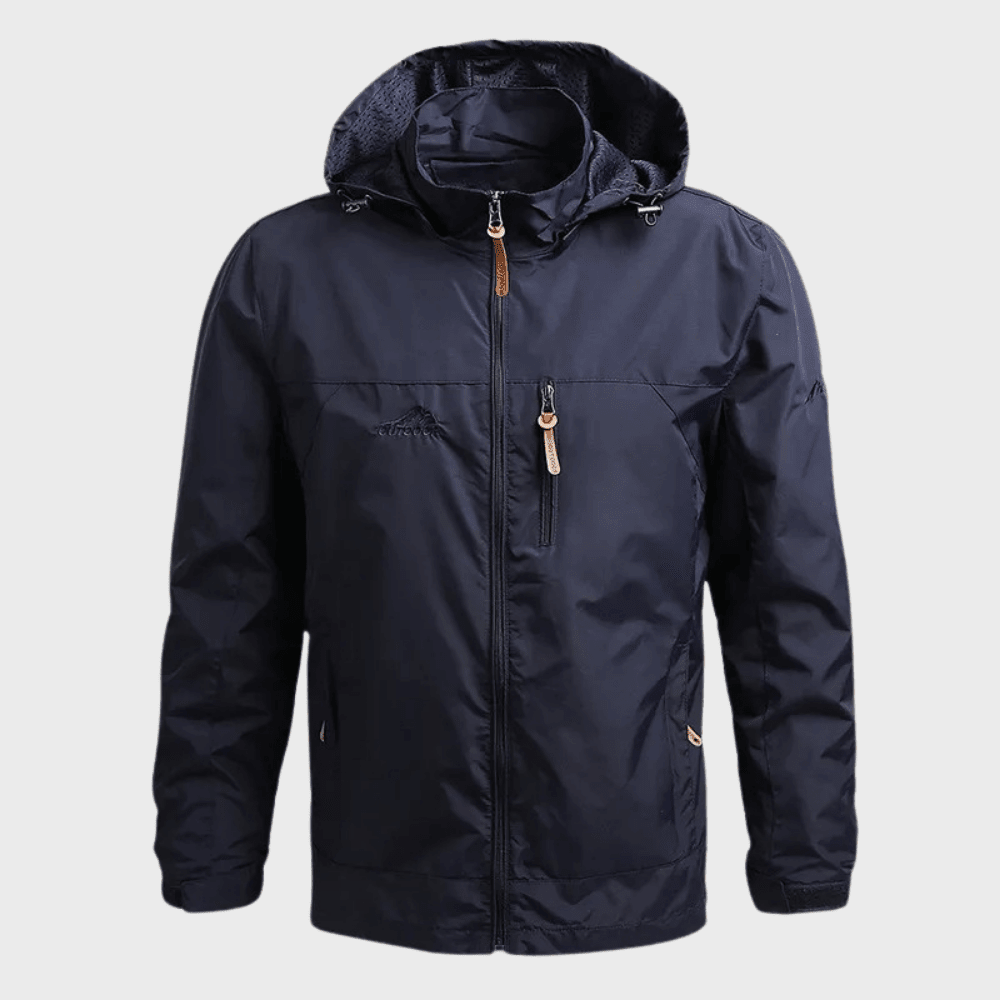 Waterproof Jacket, Lightweight Outdoor Adjustable Cuffs & Hem