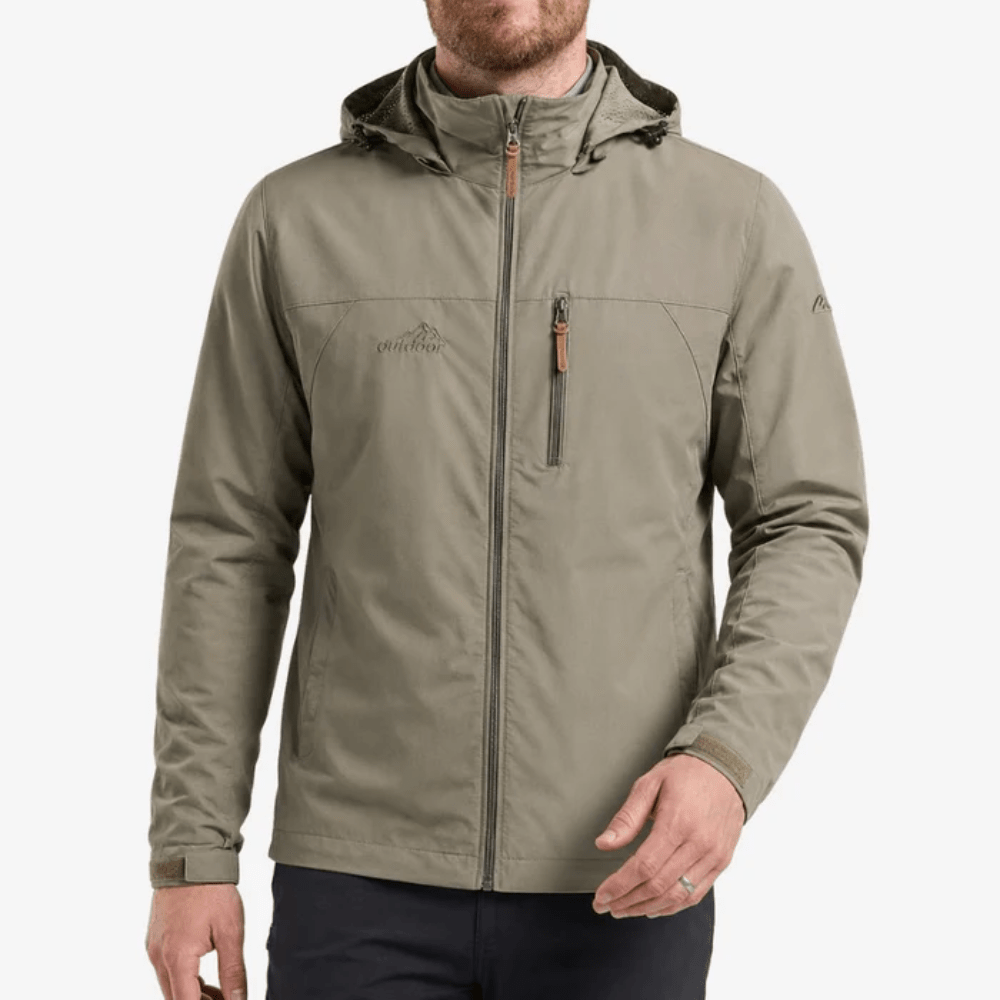 Waterproof Jacket, Lightweight Outdoor Adjustable Cuffs & Hem