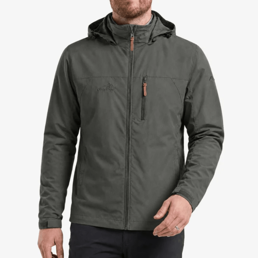 Waterproof Jacket, Lightweight Outdoor Adjustable Cuffs & Hem