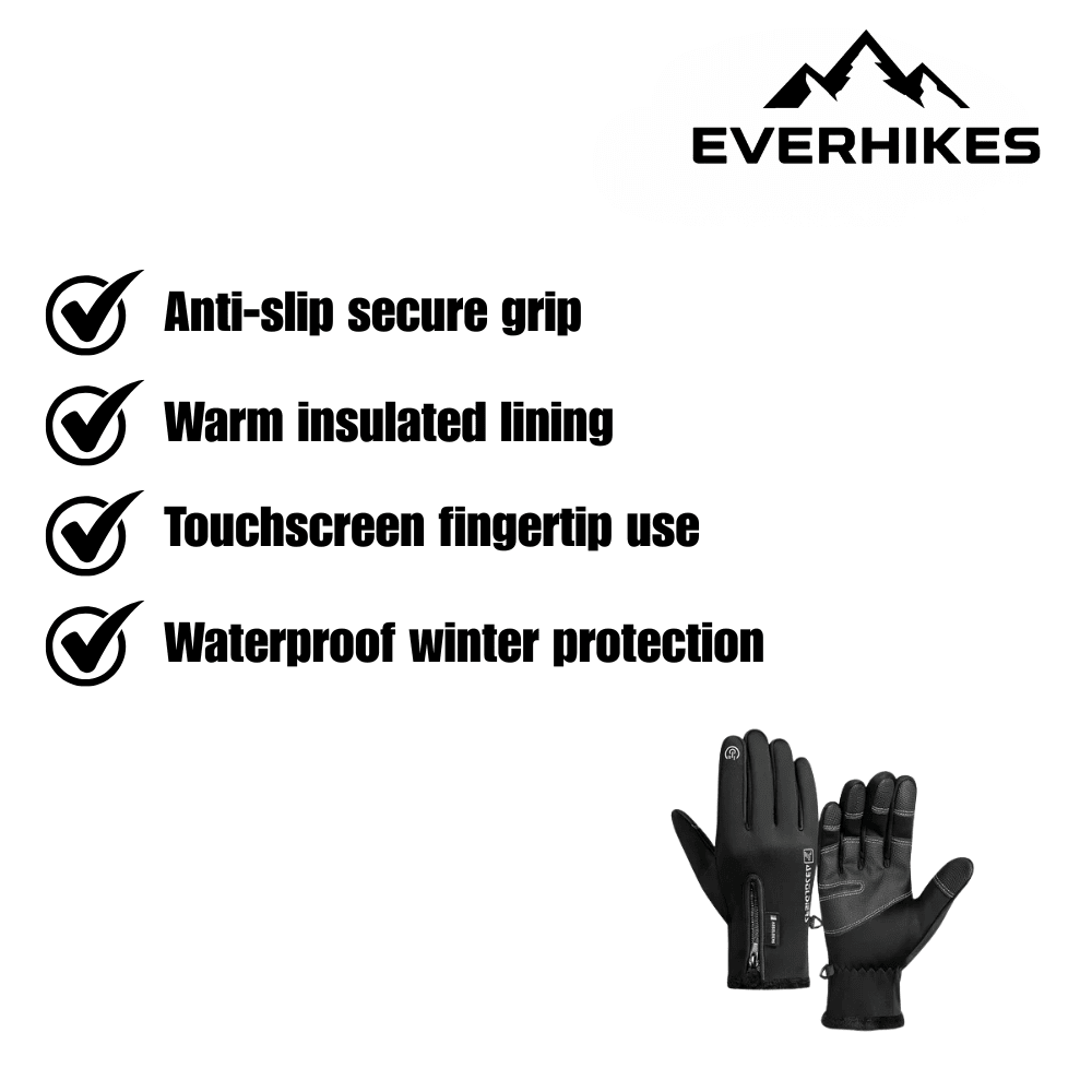 Winter Gloves, Waterproof Insulated Touchscreen | Temsk