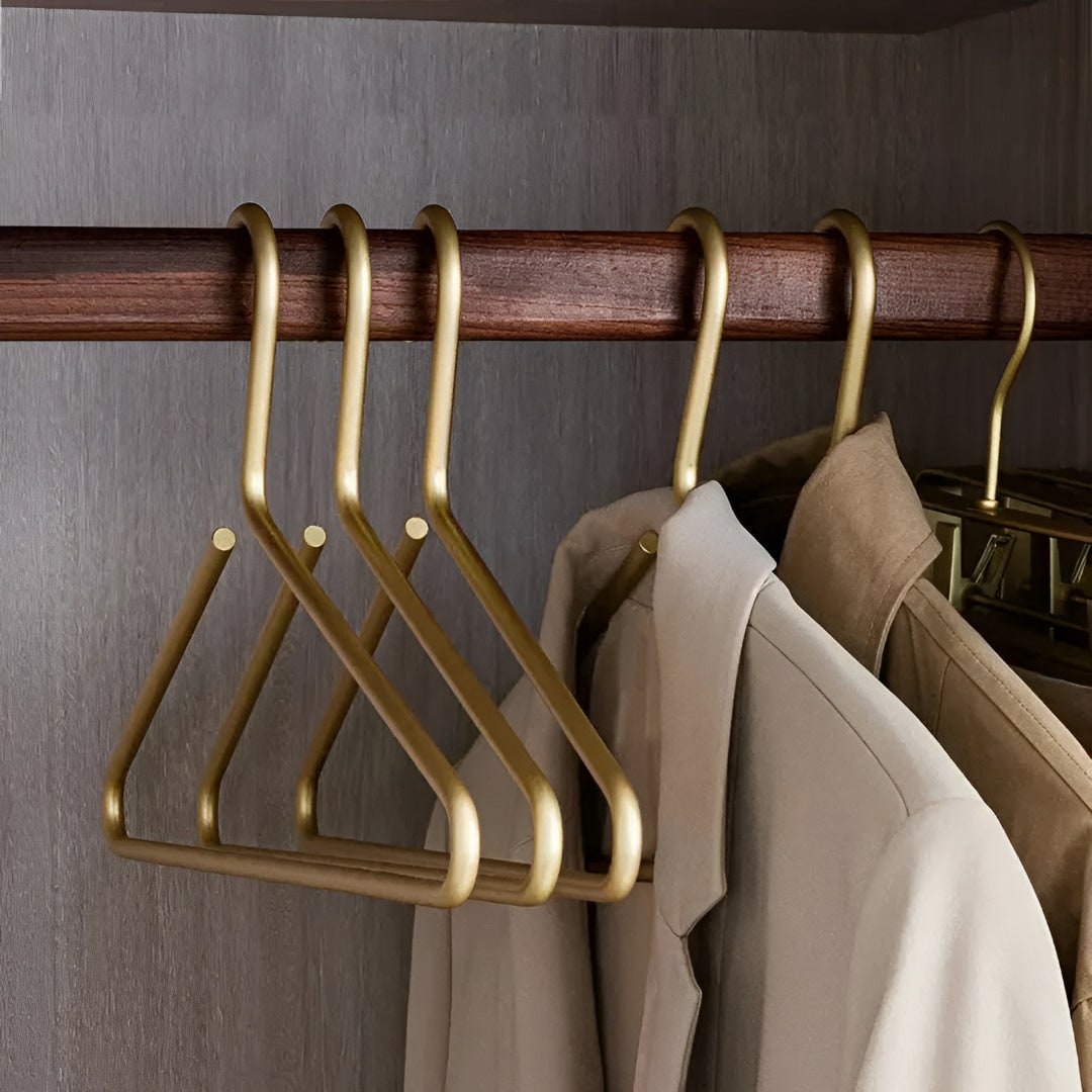 Damen platzsparendes, robustes Kleiderbügel-Set zur Kleiderschrankorganisation | Temsk