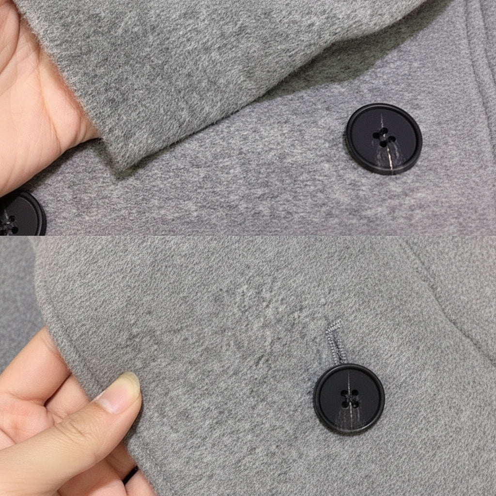 Damen-Kapuzenmantel mit Gürtel im Longline-Stil, wasserabweisend | Temsk