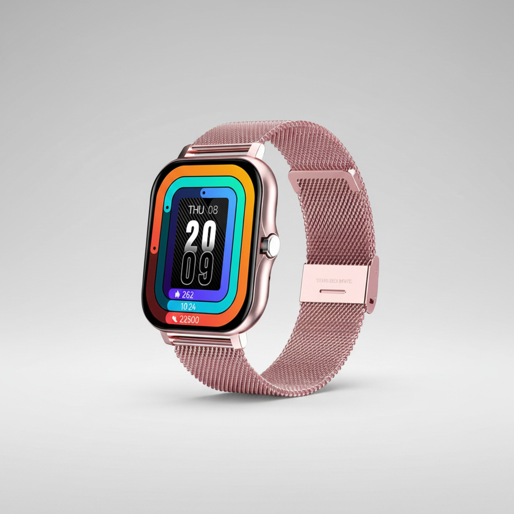 Pulse Fitness-Smartwatch für Damen mit Touchscreen | Temsk