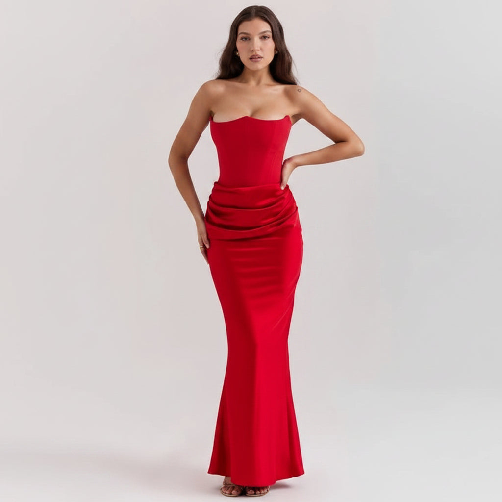Damen-Corsagen-Abendkleid für formelle Anlässe | Temsk