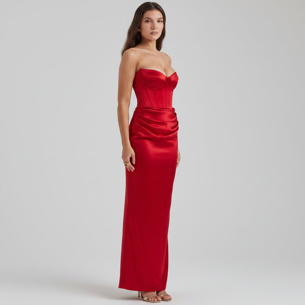 Damen-Corsagen-Abendkleid für formelle Anlässe | Temsk