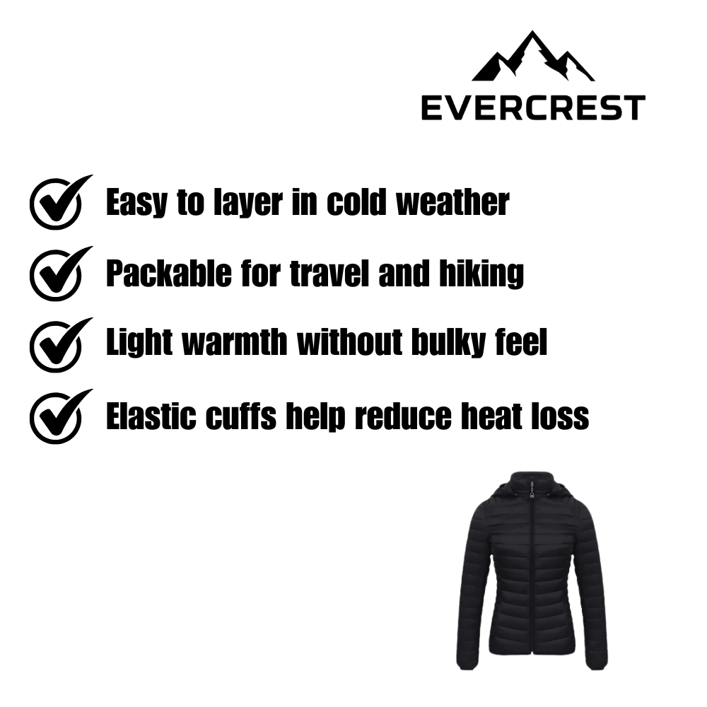 Women’s Insulated Jacket, Lightweight Down Layer | Temsk