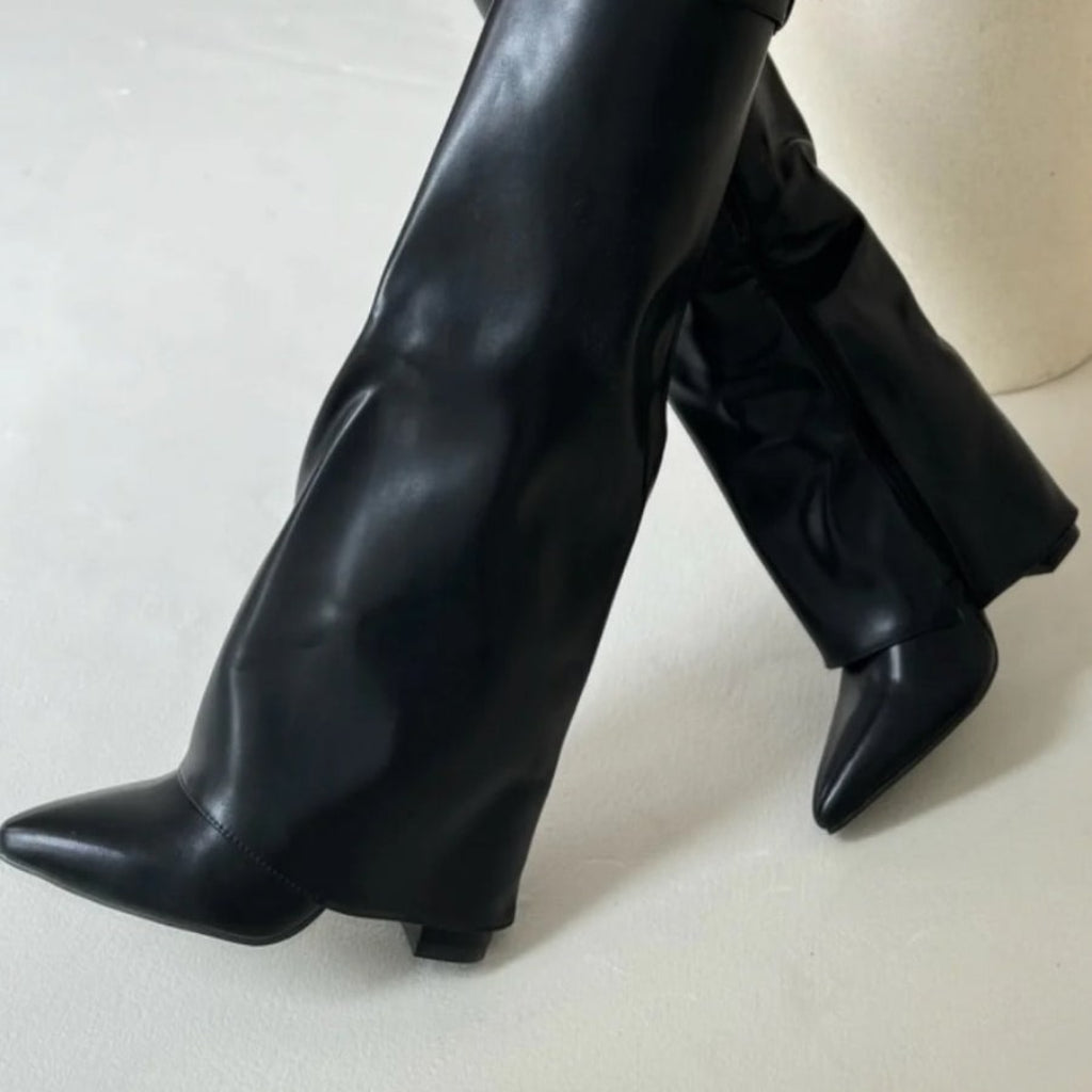 Damenstiefel, bequemer kniehoher Stil für jedes Outfit | Temsk