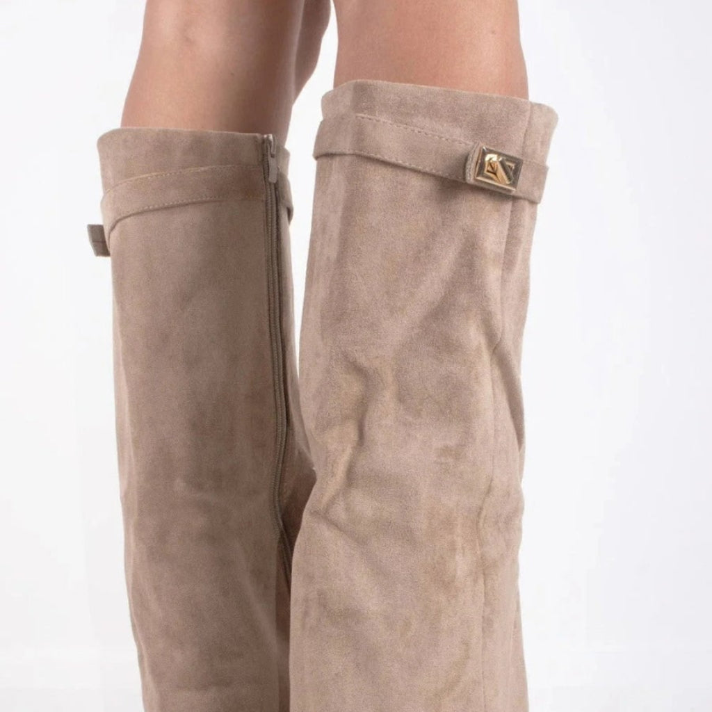 Damenstiefel, bequemer kniehoher Stil für jedes Outfit | Temsk