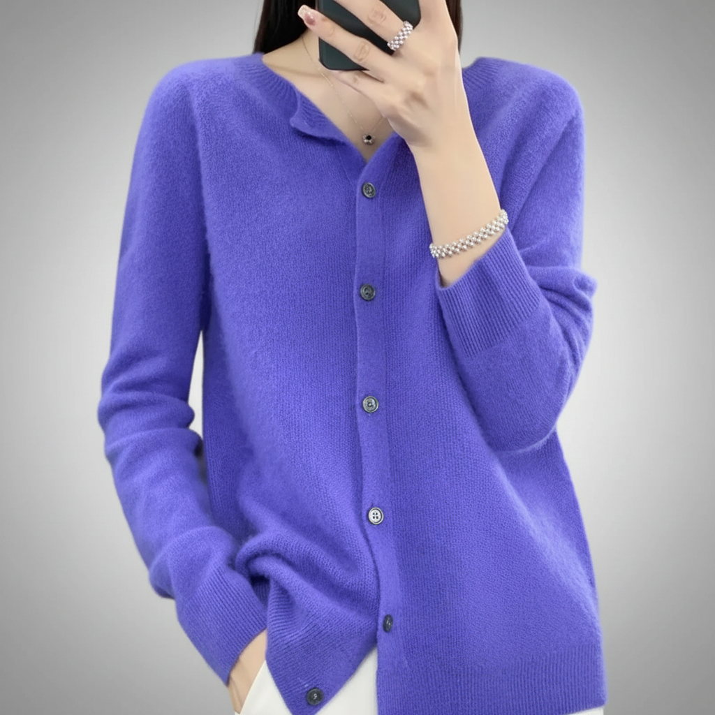 Damen-Strickcardigan für Wärme und Stil | Temsk