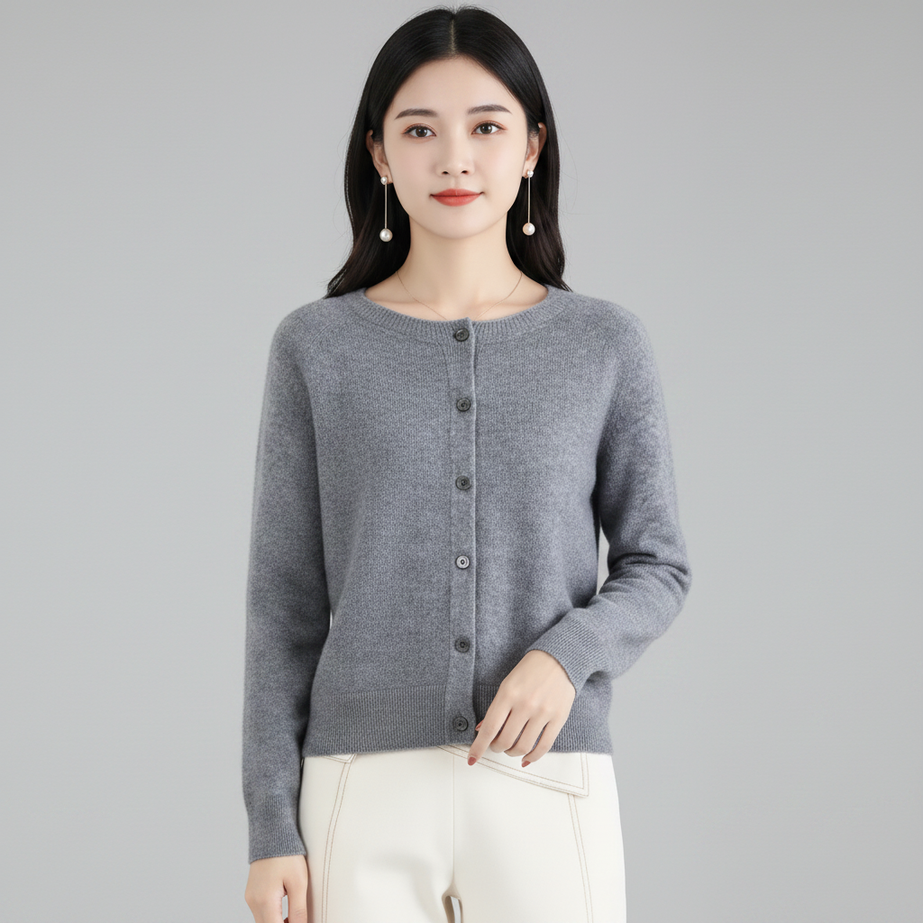 Damen-Strickcardigan für Wärme und Stil | Temsk