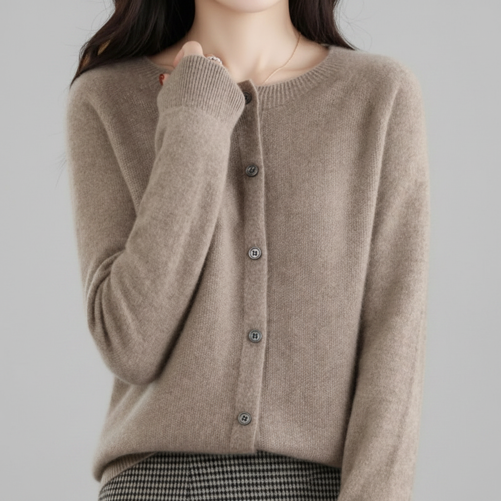 Damen-Strickcardigan für Wärme und Stil | Temsk