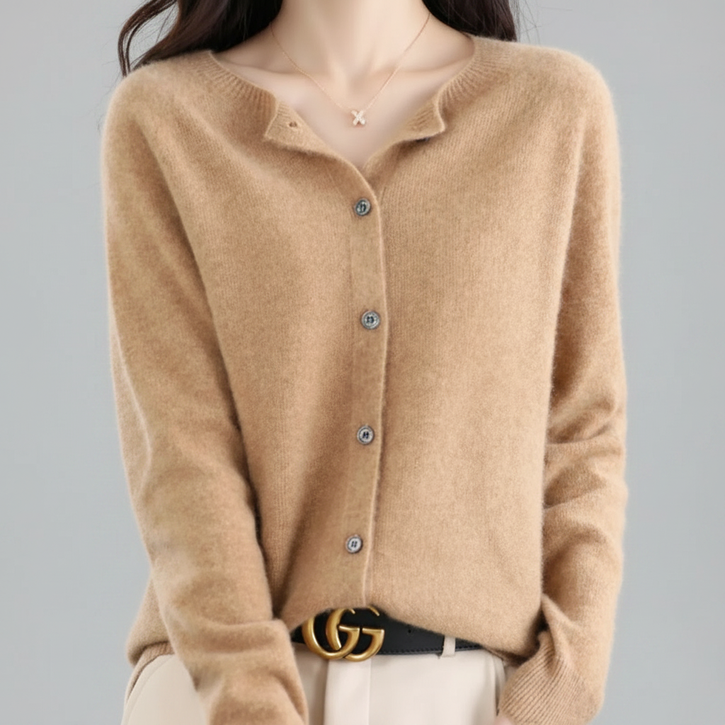 Damen-Strickcardigan für Wärme und Stil | Temsk