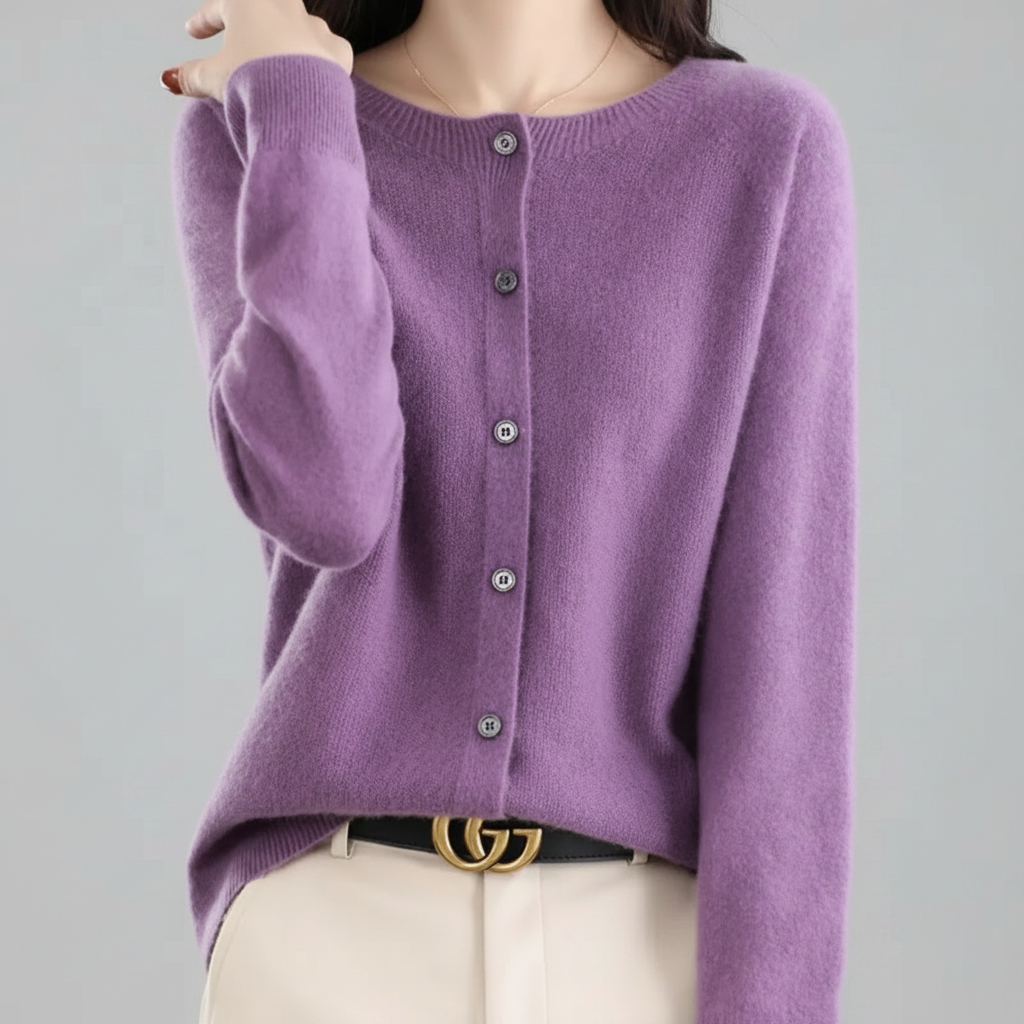 Damen-Strickcardigan für Wärme und Stil | Temsk