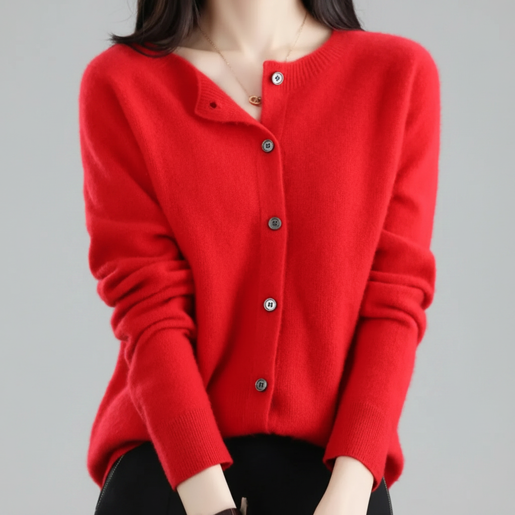 Damen-Strickcardigan für Wärme und Stil | Temsk