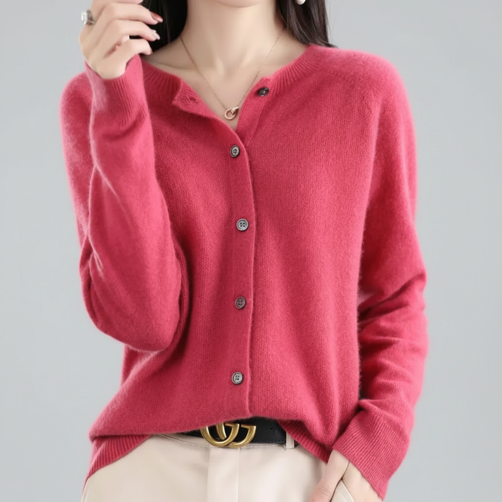 Damen-Strickcardigan für Wärme und Stil | Temsk