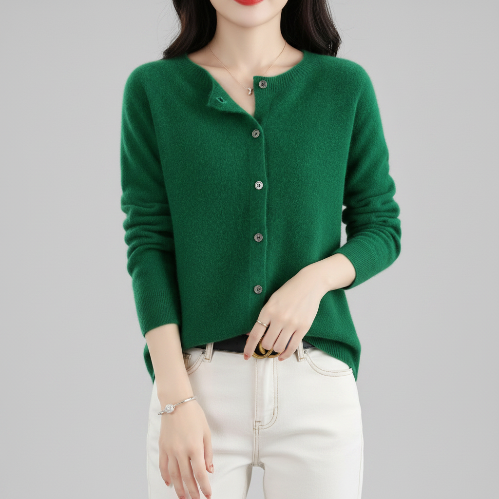 Damen-Strickcardigan für Wärme und Stil | Temsk