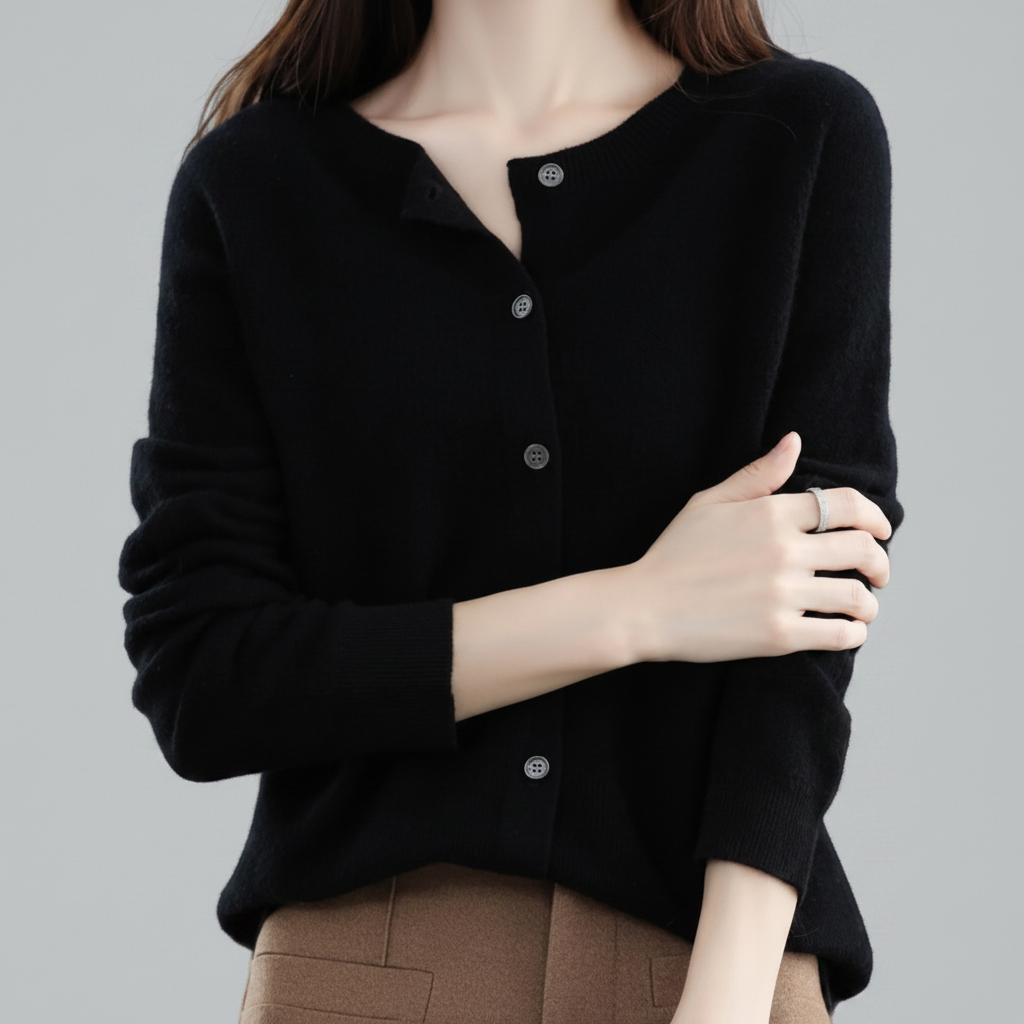 Damen-Strickcardigan für Wärme und Stil | Temsk