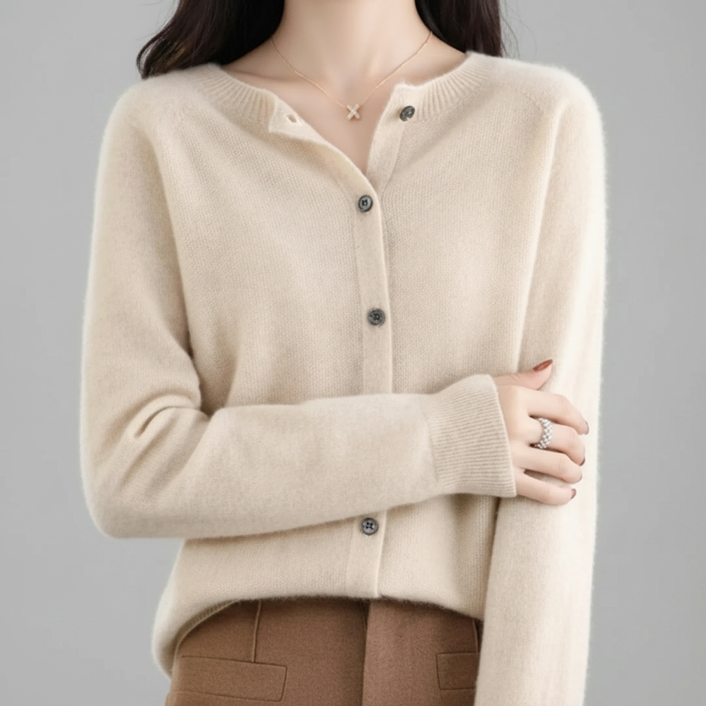 Damen-Strickcardigan für Wärme und Stil | Temsk