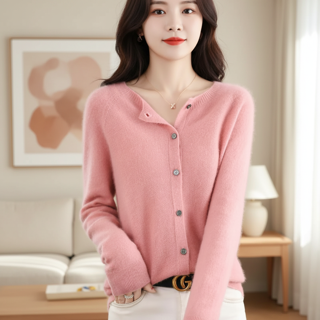 Damen-Strickcardigan für Wärme und Stil | Temsk