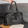 Damen-Große Handtasche mit verstellbarem Riemen im Retro-Look | Temsk