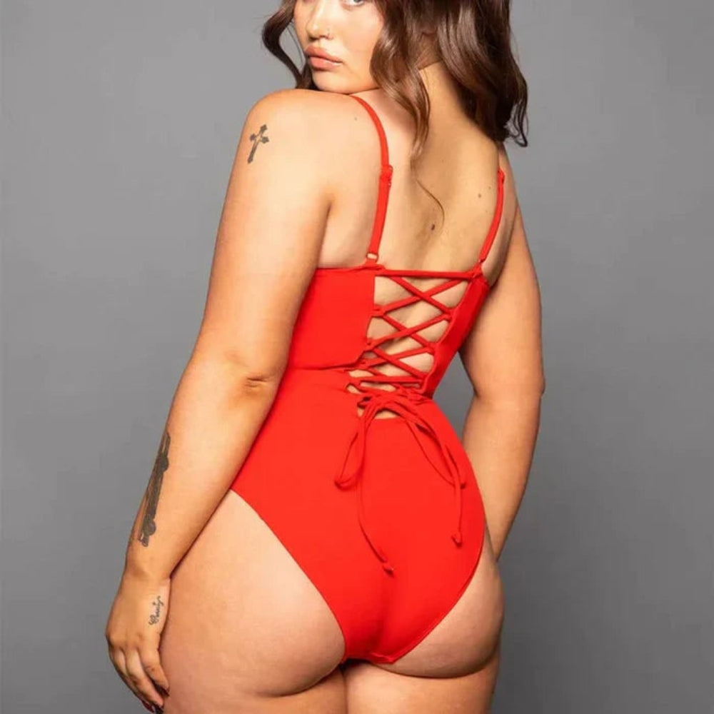 Schwimmformer Damen Shaping Badeanzug Einteiler für Strandtage | Temsk