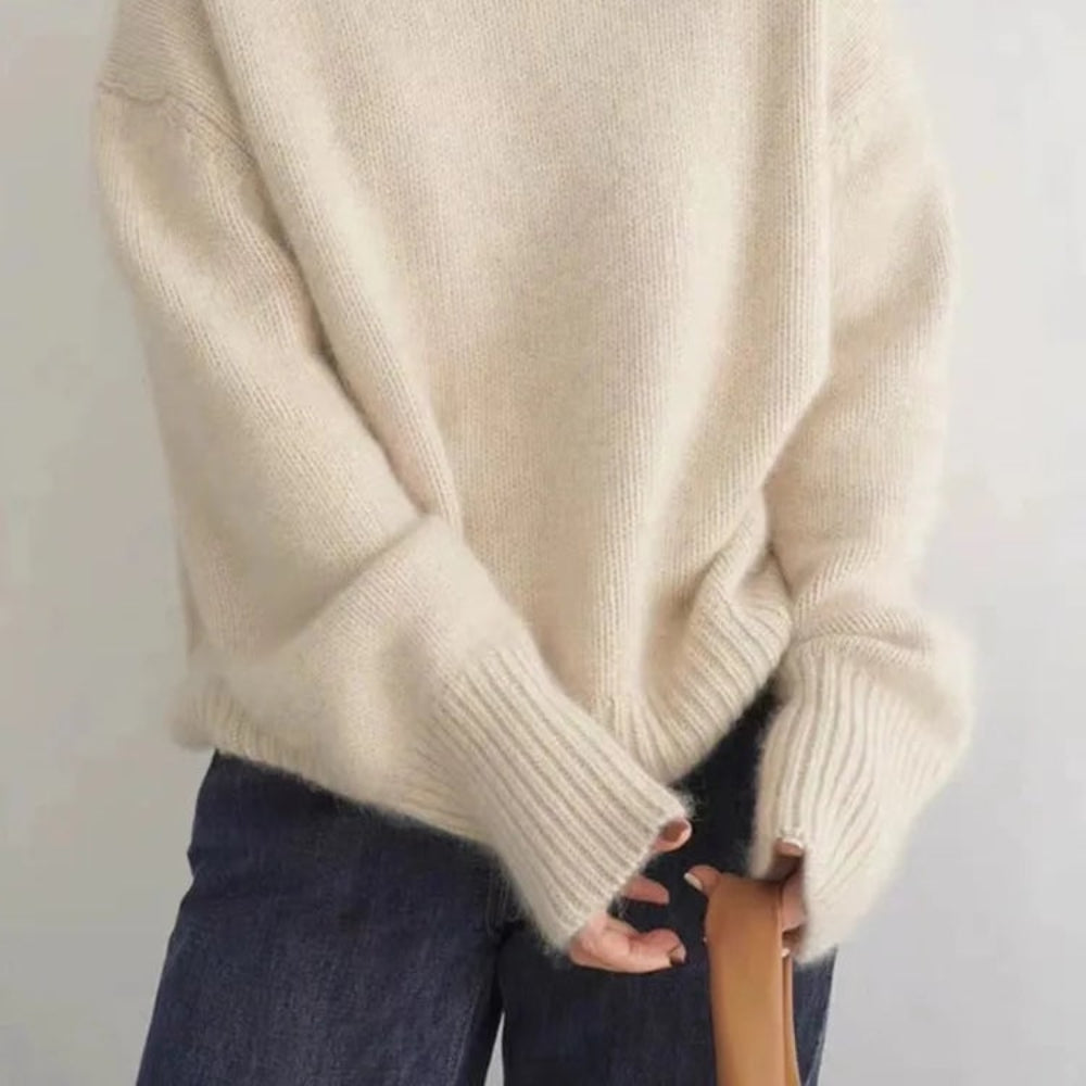Damen-Kaschmir-Rollkragenpullover für den Winter | Temsk