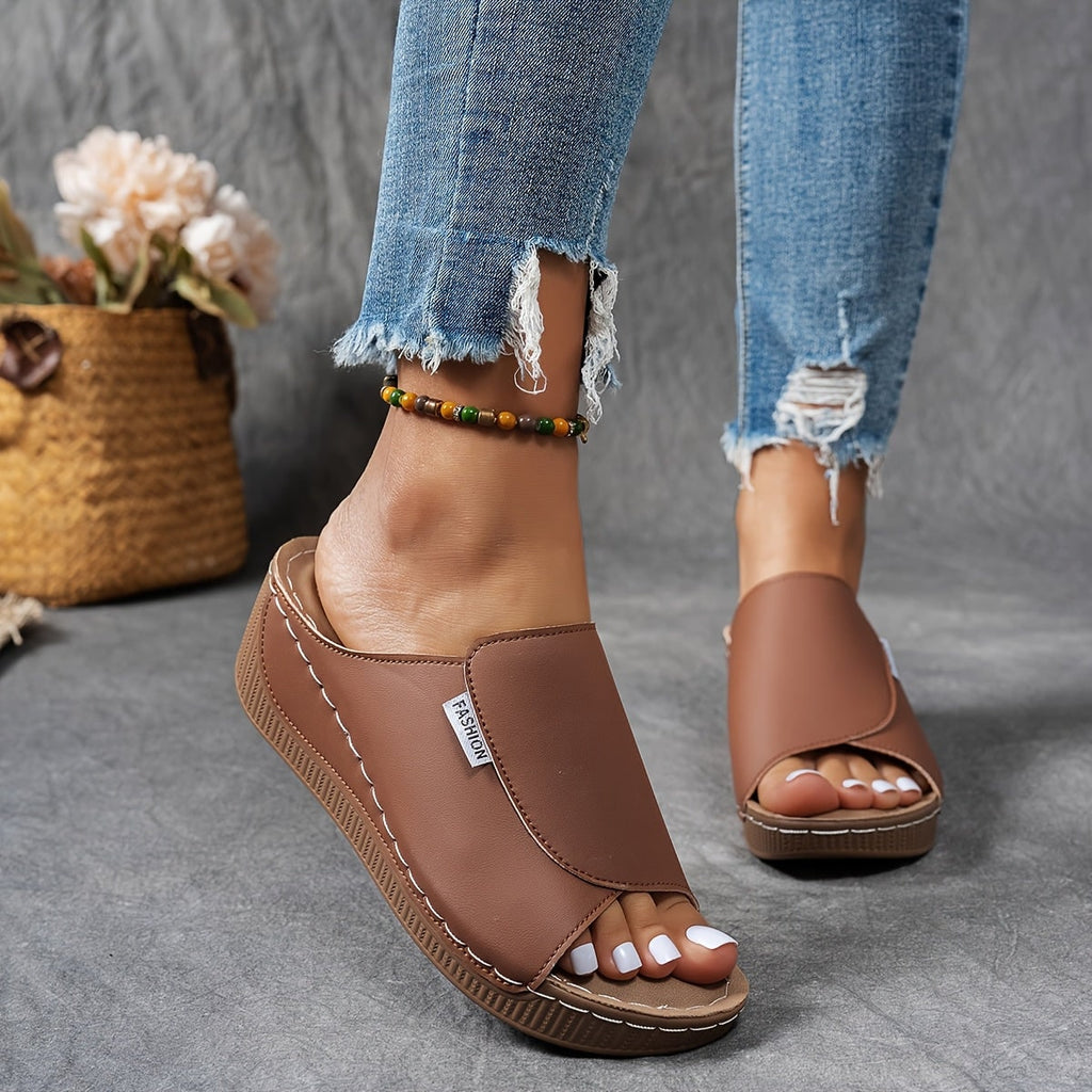 Espadrille-Sandalen für Damen mit Keilsohle für den täglichen Gebrauch | Temsk