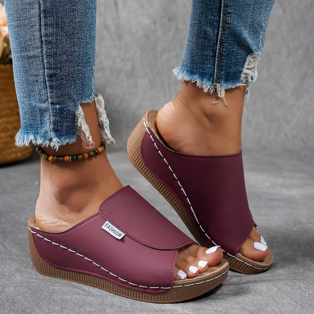 Espadrille-Sandalen für Damen mit Keilsohle für den täglichen Gebrauch | Temsk