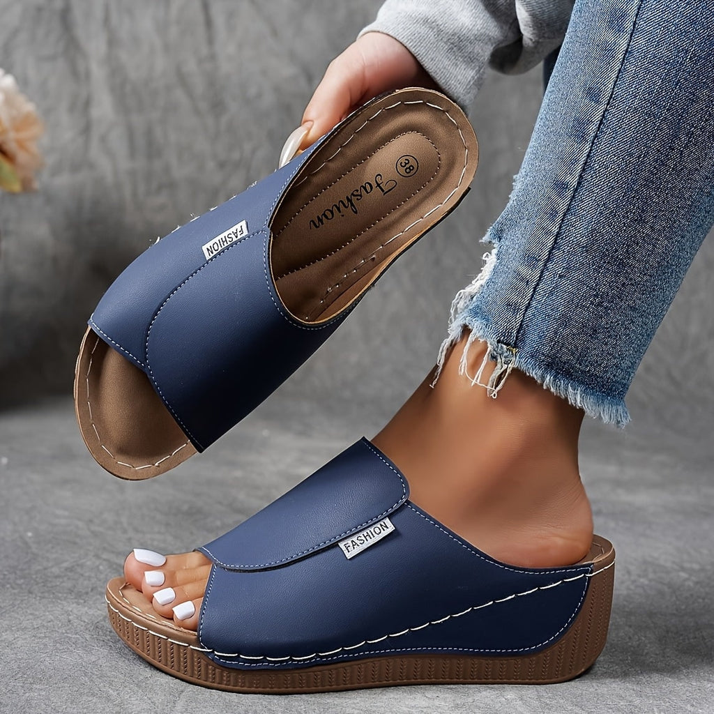 Espadrille-Sandalen für Damen mit Keilsohle für den täglichen Gebrauch | Temsk