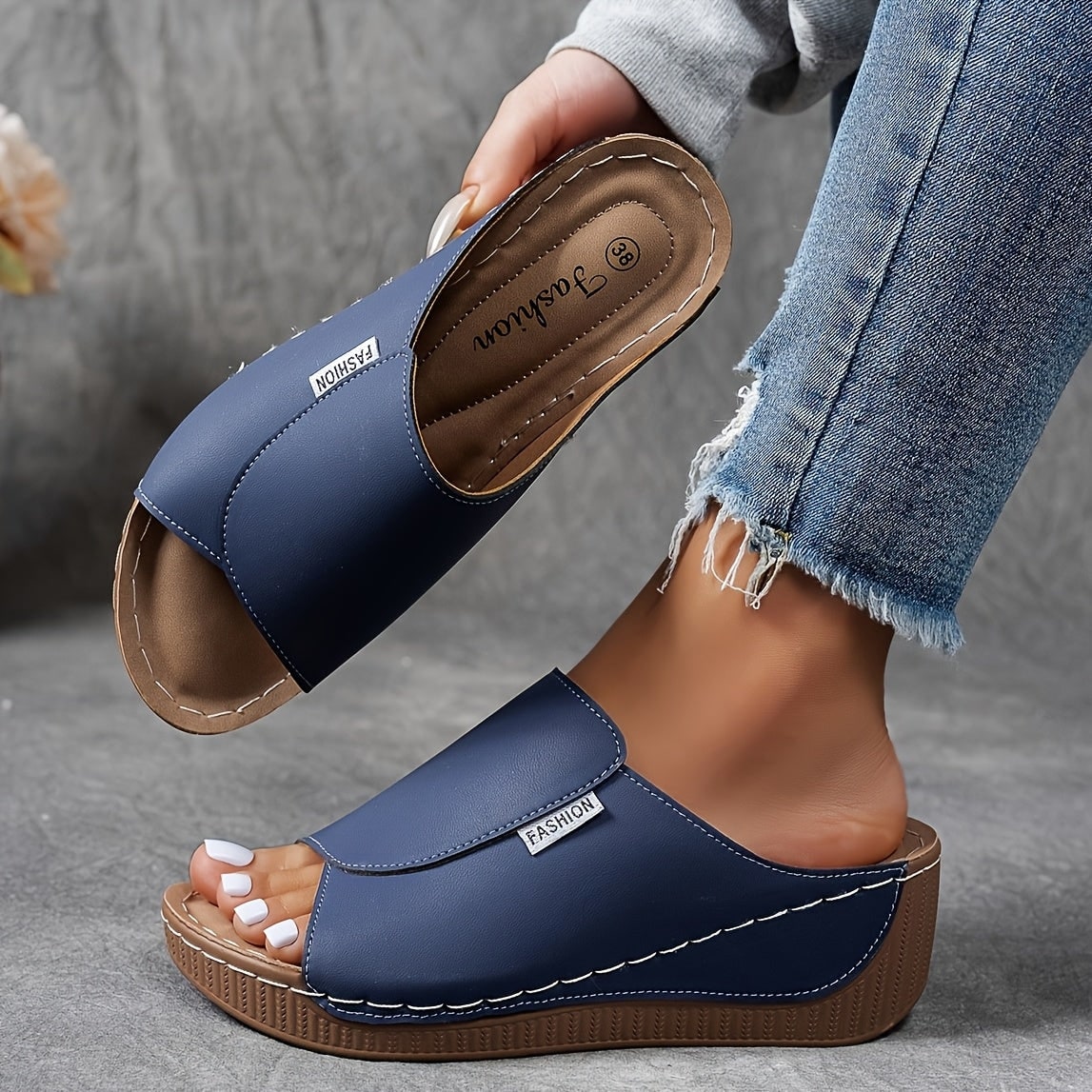 Espadrille-Sandalen für Damen mit Keilsohle für den täglichen Gebrauch | Temsk