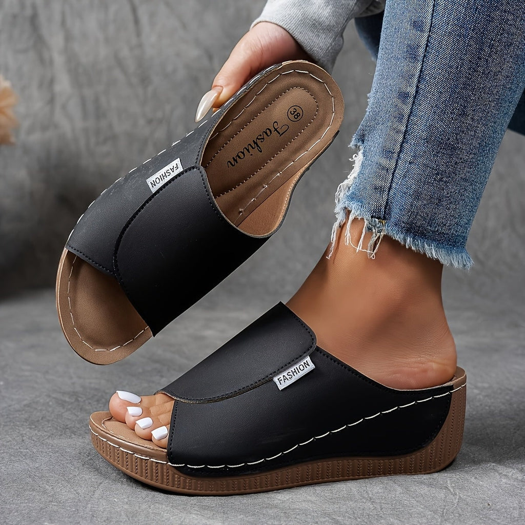 Espadrille-Sandalen für Damen mit Keilsohle für den täglichen Gebrauch | Temsk