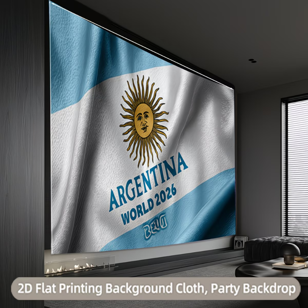 Argentinien WM-Flaggen-Hintergrund-Wandbanner für Partys | Temsk