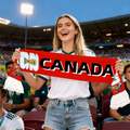 Kanada Flagge Weltmeisterschaft Schal für Sportfans leicht und weich | Temsk