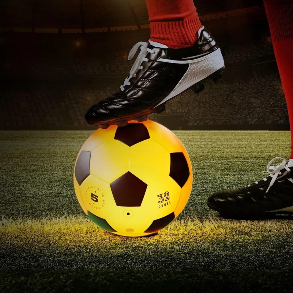 Weltmeisterschaft Leuchtender LED Fußball Größe 5 für Nachtspiele | Temsk