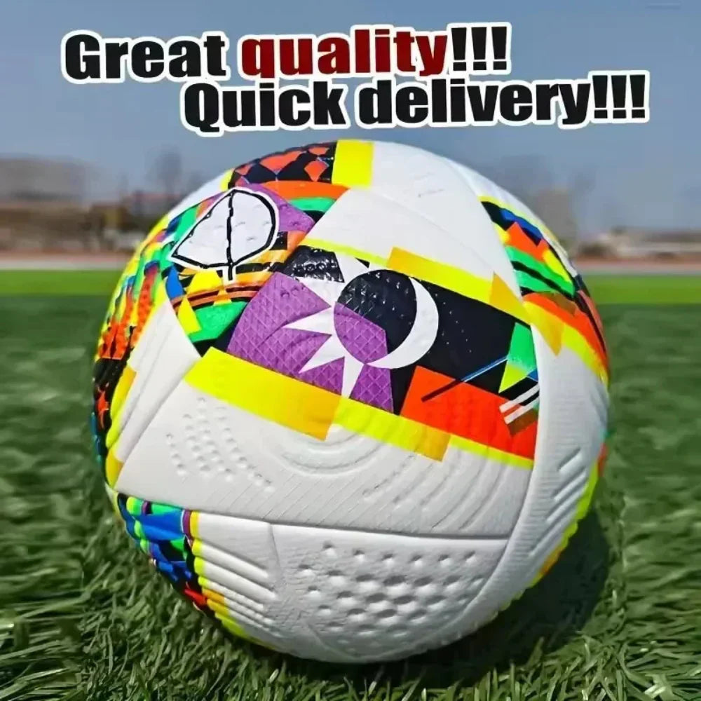 Vibrant PU Soccer Ball For Training And Outdoor Play, Size 5 | Temsk