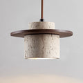 Sylvaris Cascade Travertine Pendant Lamp for Warm Modern Spaces | Snurv | Temsk