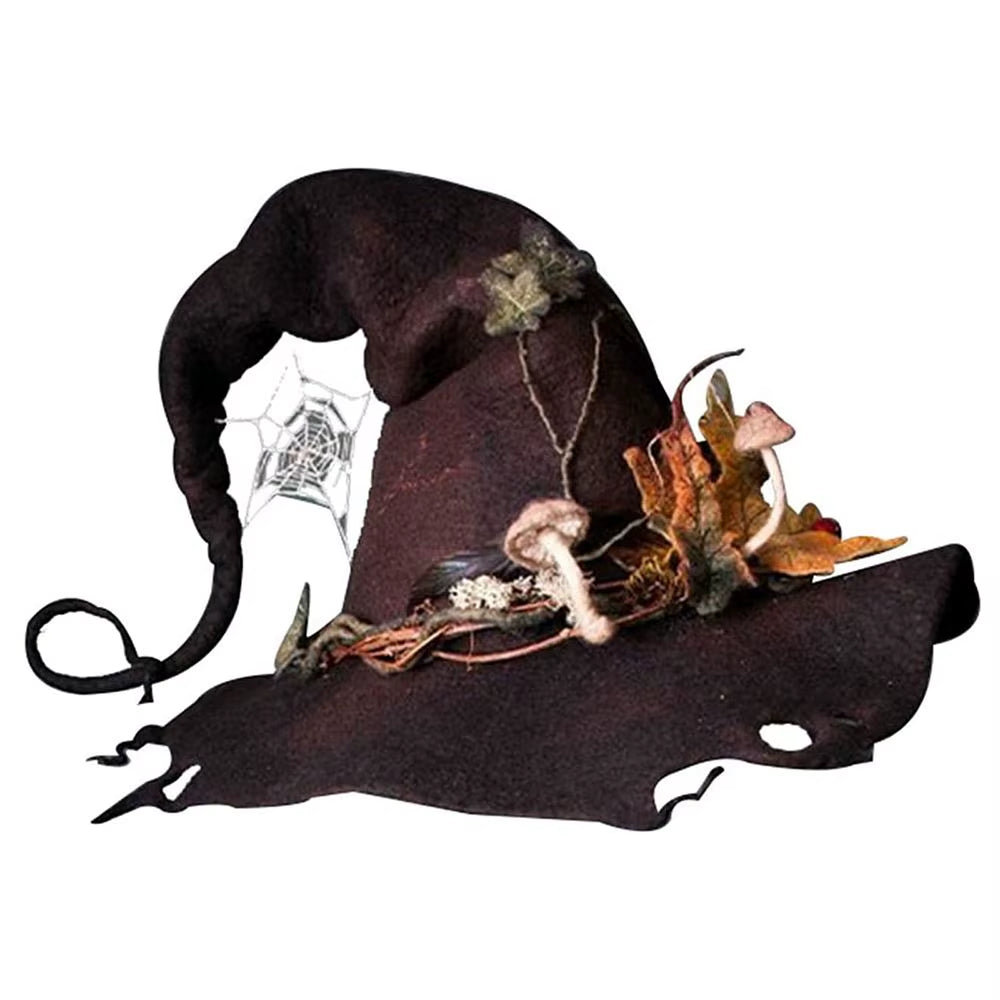 Moonspire Handcrafted Witch Hat For Halloween Parties | Temsk