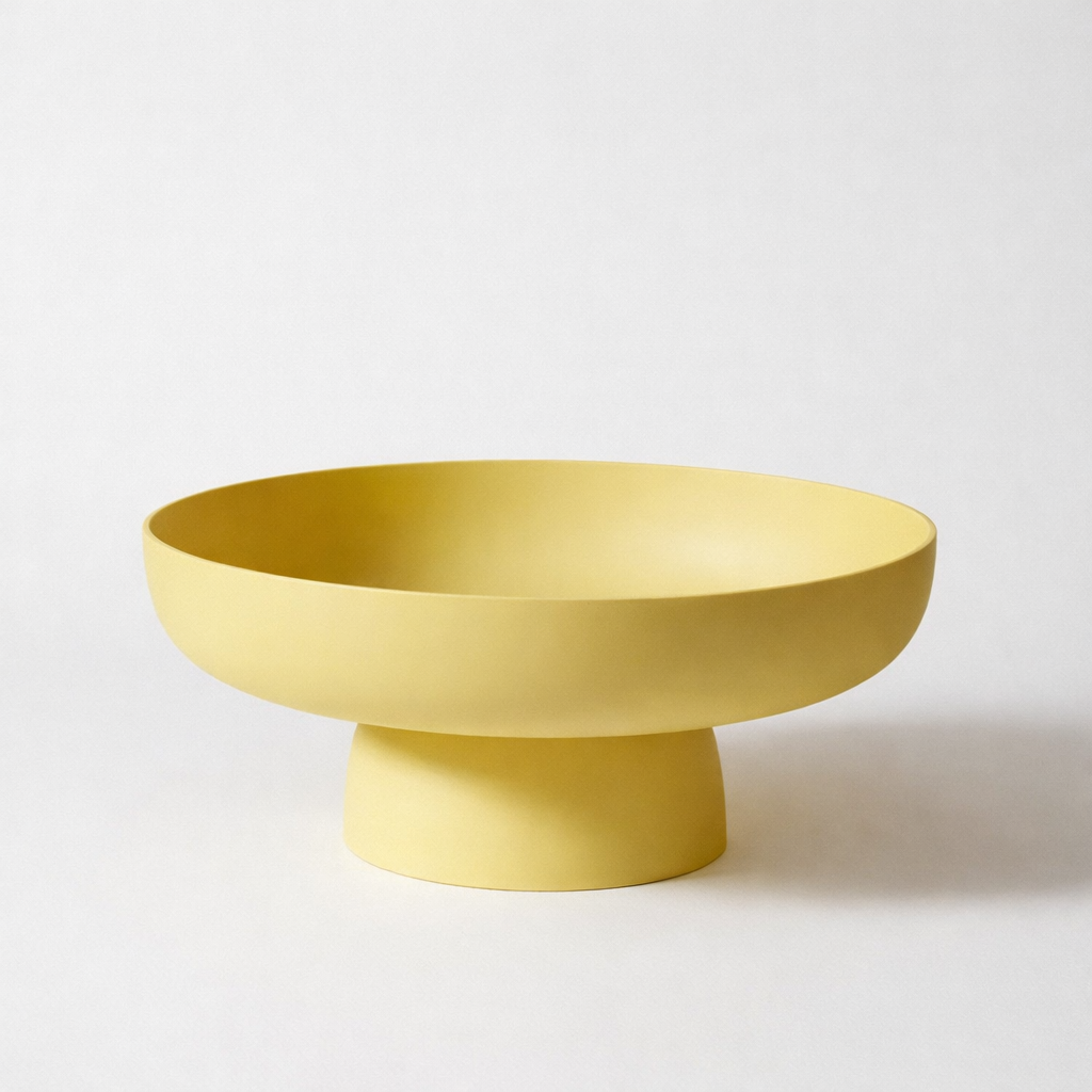 Decorative Pedestal Fruit Bowl For Tabletop And Kitchen Counter | Temsk