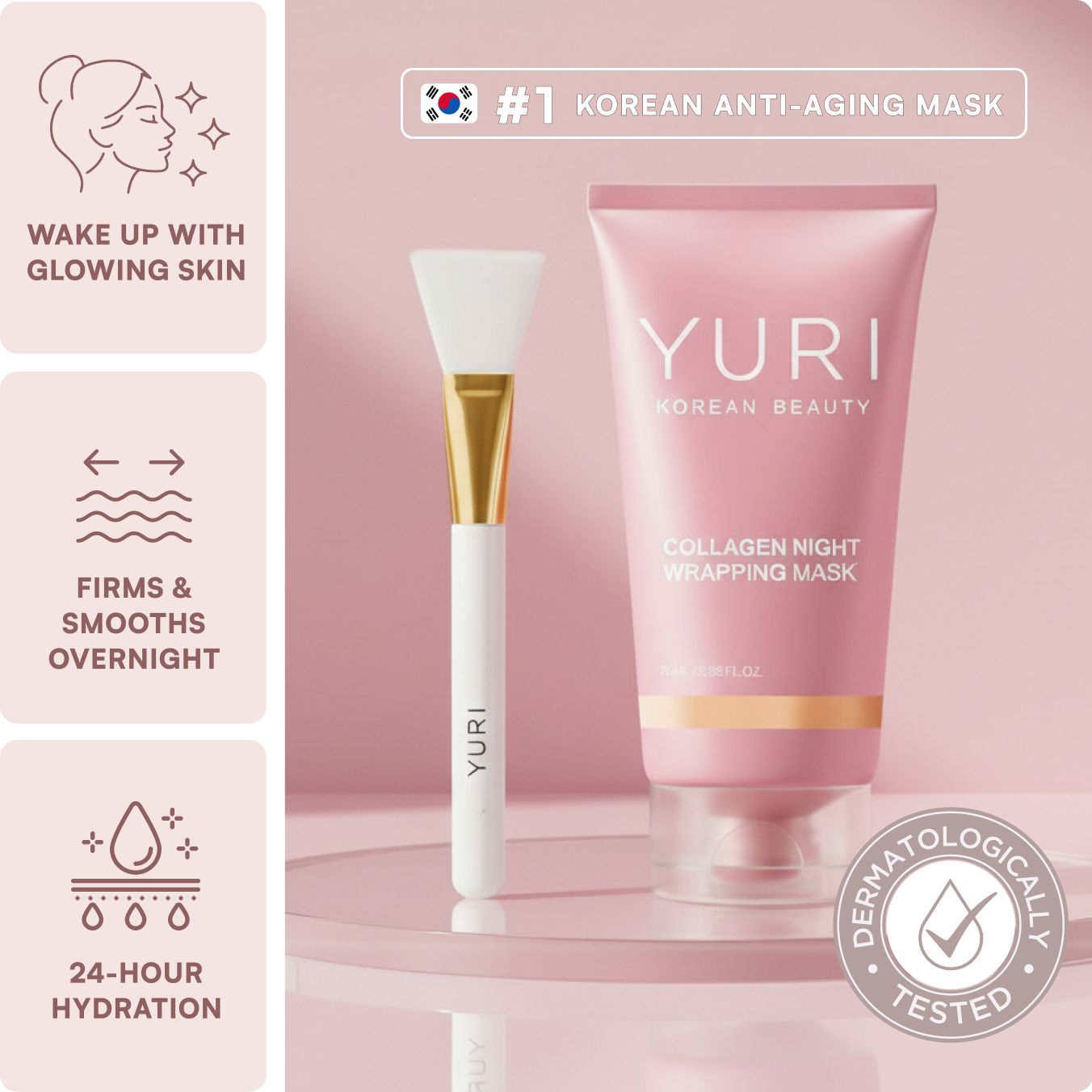 Overnight Collagen Face Mask | Temsk