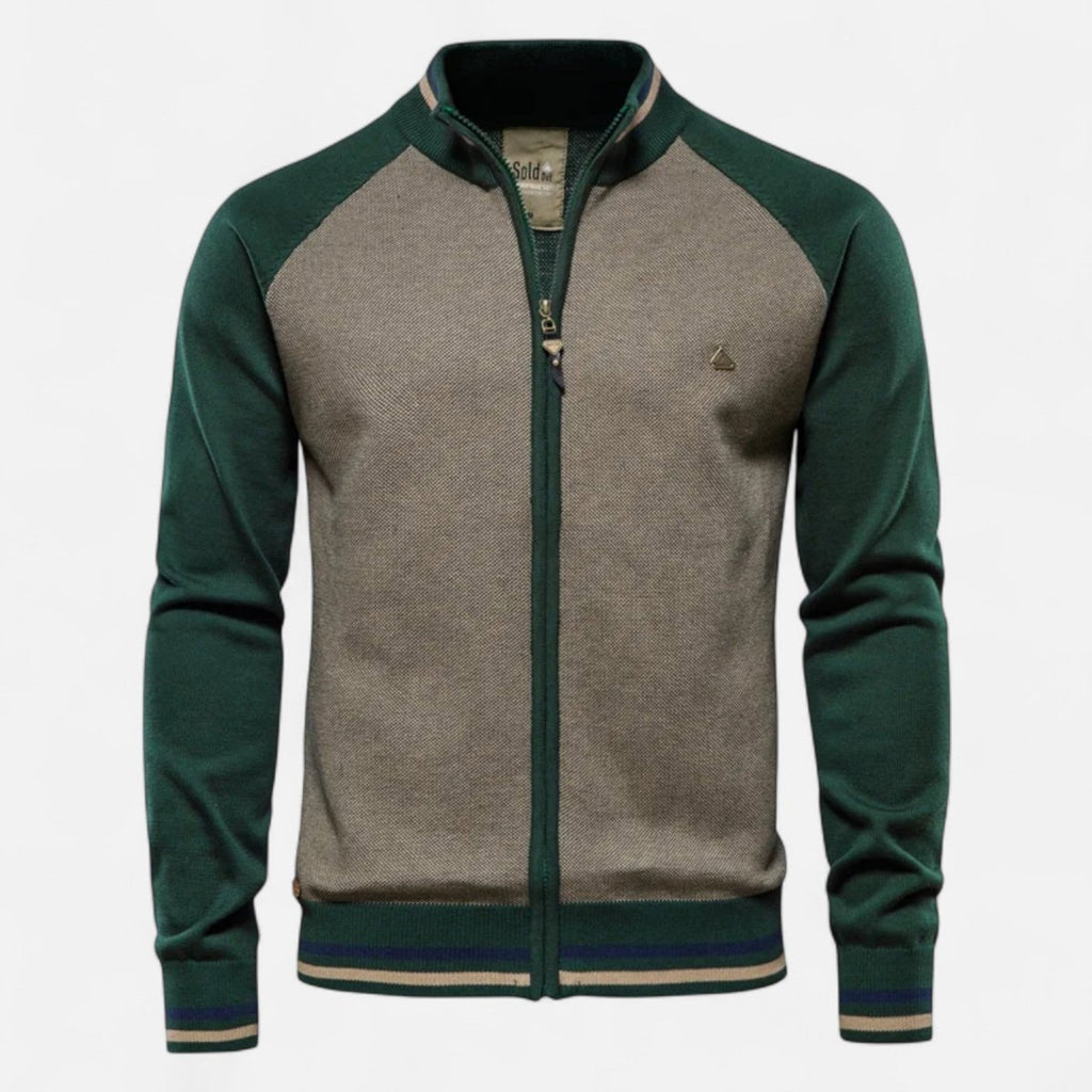Zip Sweater Lightweight Cotton Outdoor Layer | Temsk