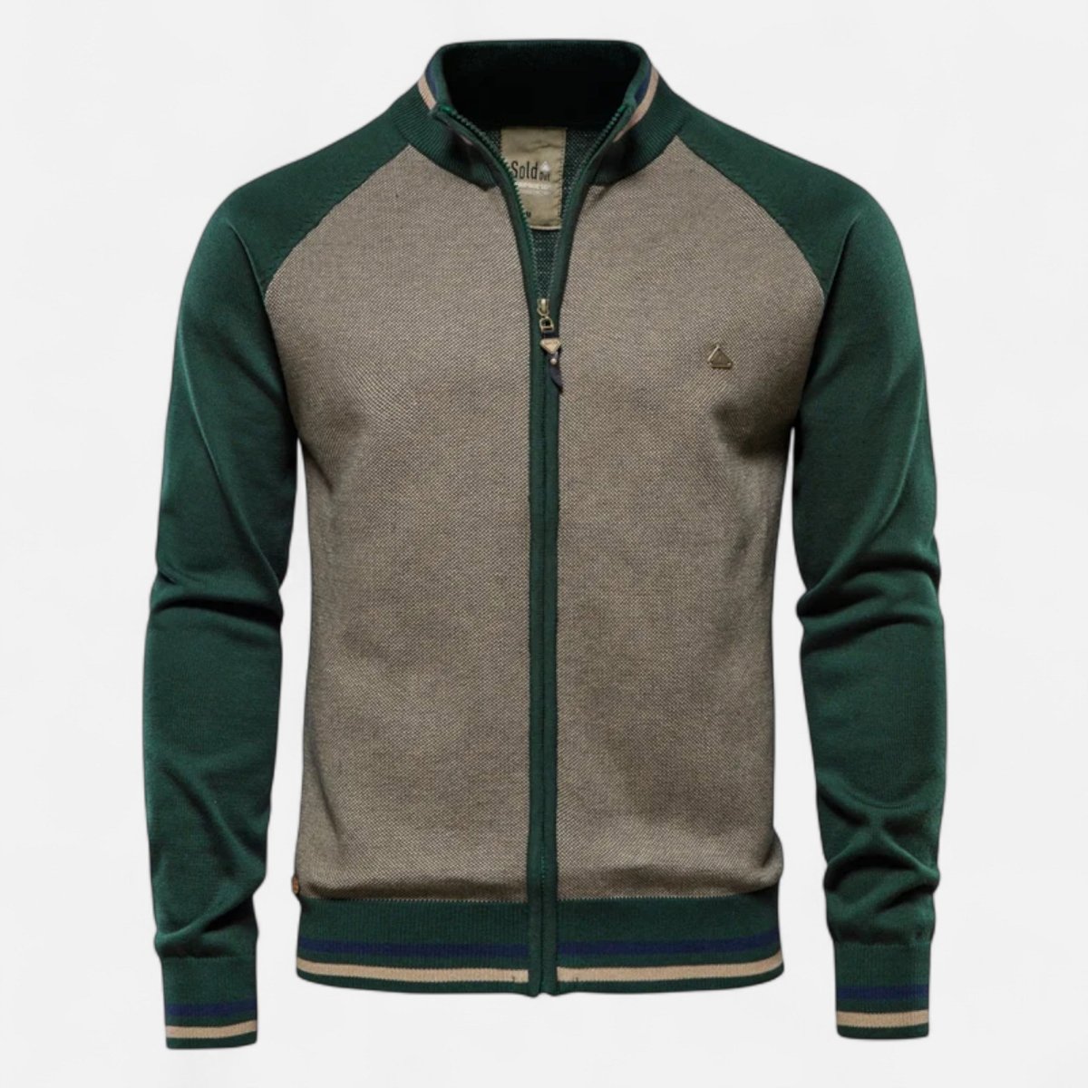 Zip Sweater Lightweight Cotton Outdoor Layer | Temsk