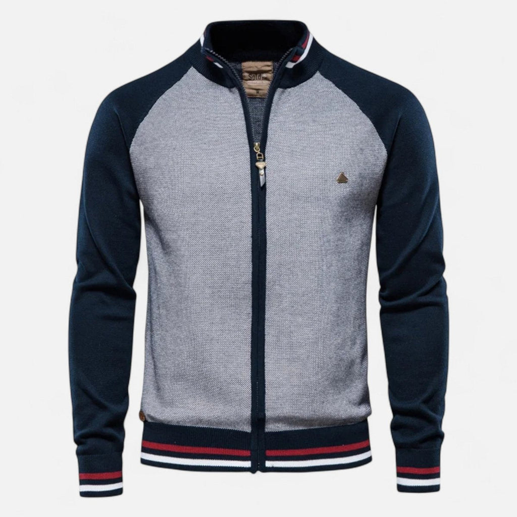 Zip Sweater Lightweight Cotton Outdoor Layer | Temsk